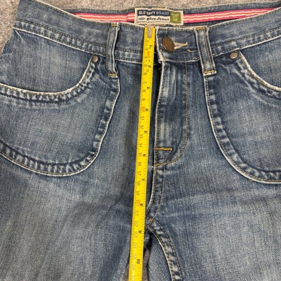 Old Navy Vintage Denim Y2K  90s 2000s Women's Blue Jeans Low Waist Size 6 - Picture 5 of 14
